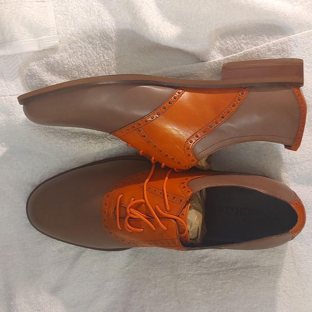 Cole Haan / Carter RBR Saddle/ Ginger Snap Orange / size 13m